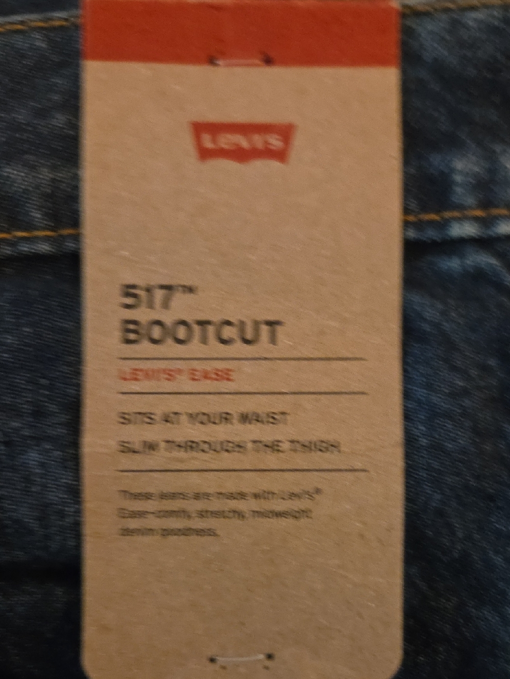 Levi's 517 Bootcut Men's Jeans in Dark Indigo Blue